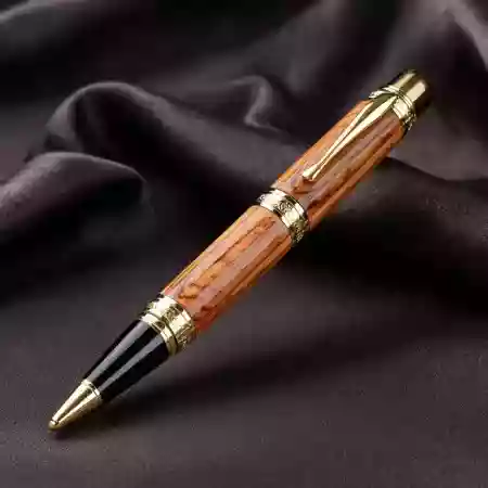 Professional Ballpoint Pen with brass accents designed for daily business use and professional writing in corporate environments