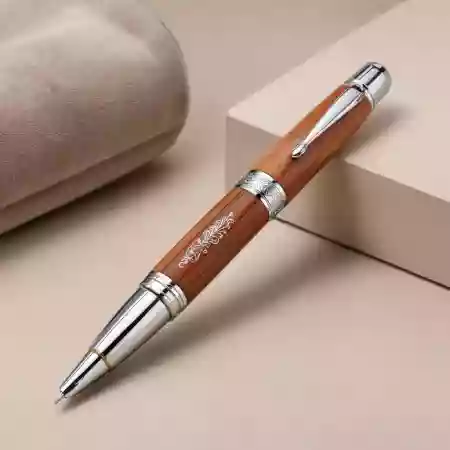 Luxury fountain pen with 18k gold nib showcasing premium craftsmanship and smooth writing experience for professionals and business executives